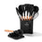 11Pcs BPA Free Kitchen Utensils Set with Holder Silicone Kitchenware Cooking Utensils Set (without FDA Certificate) - Black - 1