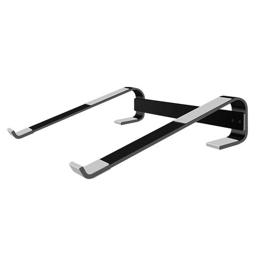 Aluminum Alloy Laptop Stand Non-slip Laptop Cooling Holder Notebook Bracket  -  Black - 1