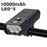 10000mAh USB Bike Bicycle Light Waterproof Aluminum Super Bright Bike Flashlight - 10000mAh - 1