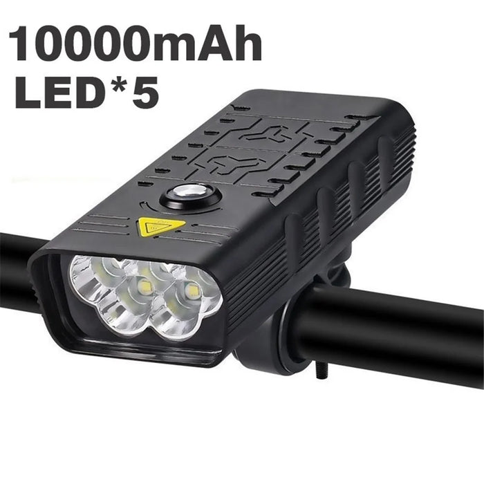 10000mAh USB Bike Bicycle Light Waterproof Aluminum Super Bright Bike Flashlight - 10000mAh - 1