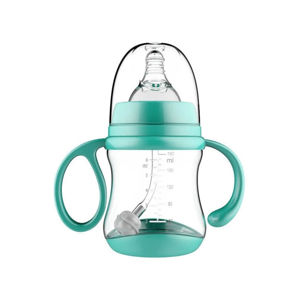 300ml/240ml/180ml BPA Free Newborn Baby Feeding Bottle (without FDA Certificate) - Blue/180ml - 1