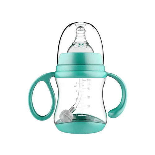 300ml/240ml/180ml BPA Free Newborn Baby Feeding Bottle (without FDA Certificate) - Blue/180ml - 1