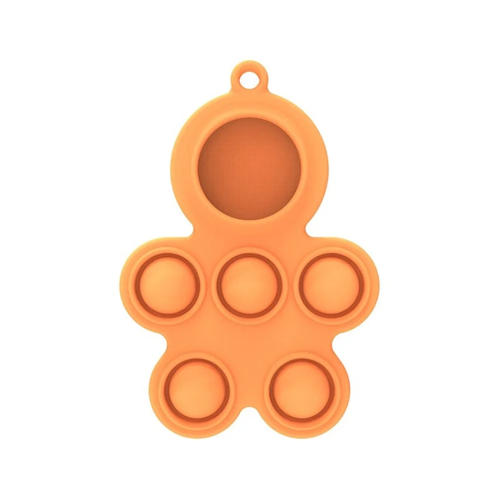 For Apple AirTag Tracker Protective Case Soft Silicone Cover - Orange - 1
