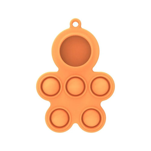 For Apple AirTag Tracker Protective Case Soft Silicone Cover - Orange - 1