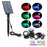 Underwater Solar RGB LED Landscape Light Gradient Spotlight for Garden Pool Patio - 3-Light - 1