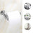 Toilet Paper Holder Wall Mounted Bathroom Kitchen Roll Tissue Holder Hook - No Drilling/Silver - 2