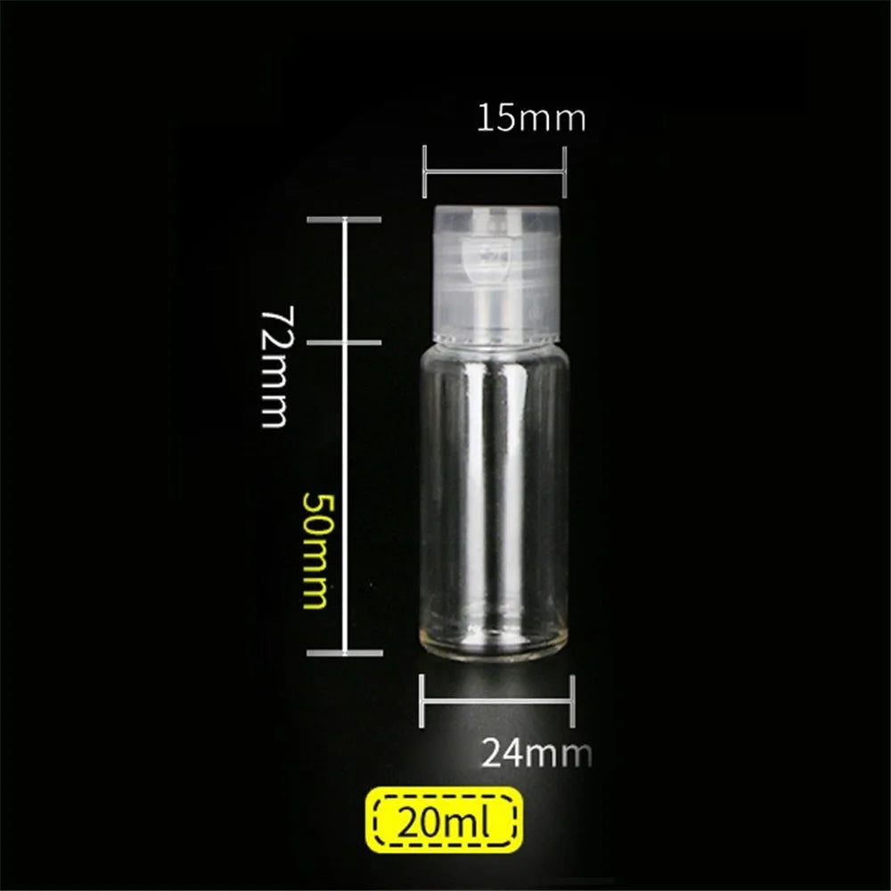 Empty Refillable Jar Bottles Travel Cosmetic Container Pot Holder for Lotion Essential Oil Toner - 20ml - 1