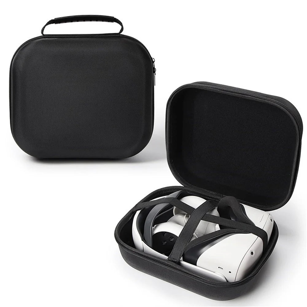 For Oculus Quest 2 Hard EVA Carrying Case Storage Box Travel Case - Black - 1