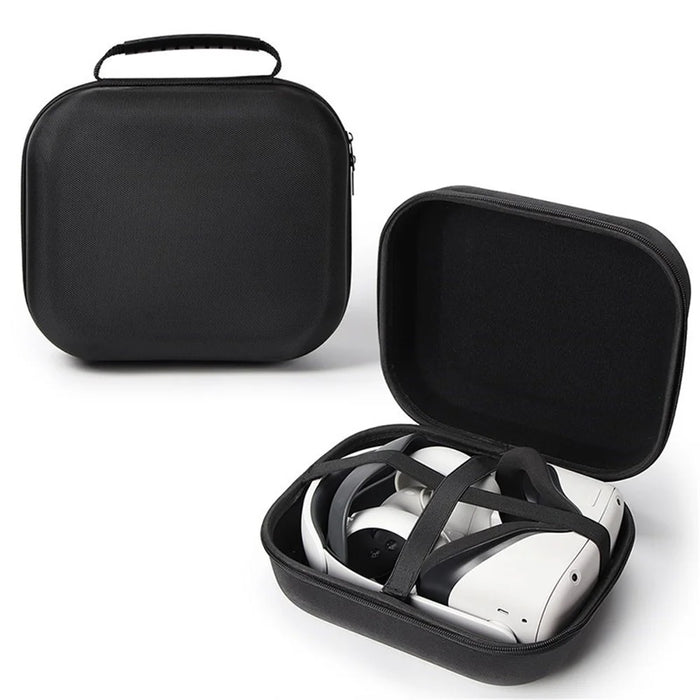 For Oculus Quest 2 Hard EVA Carrying Case Storage Box Travel Case - Black - 1