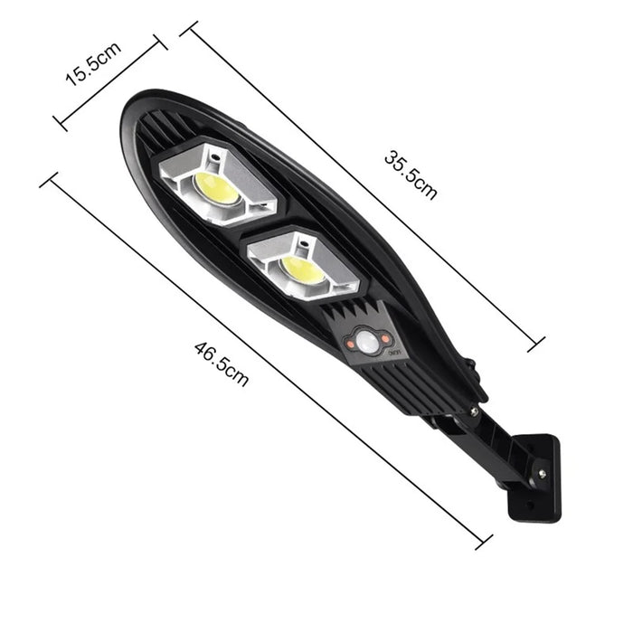 6000mAh Solar Light 4 Lighting Modes Motion Sensor Yard Garden Wall Lamp (CE Certification) - 60-COB/No Remote - 1