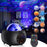 Starry Projector Lamp Night Light with Bluetooth-compatible Speaker TF Card Music Player,Time Setting Ceiling Light Projector - Black/USB Plug - 1