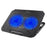 N99 Laptop Cooling Pad with Blue LED Light Notebook Cooler for 14-15.6 inch - Black - 1