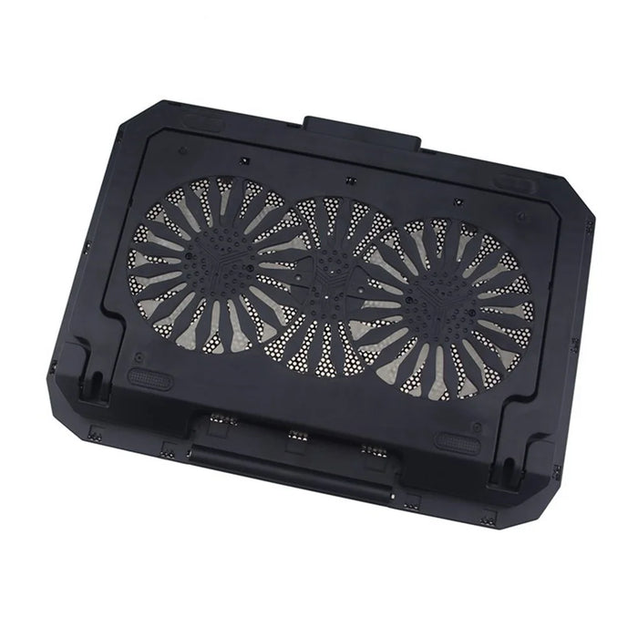 N99 Laptop Cooling Pad with Blue LED Light Notebook Cooler for 14-15.6 inch - Black - 4