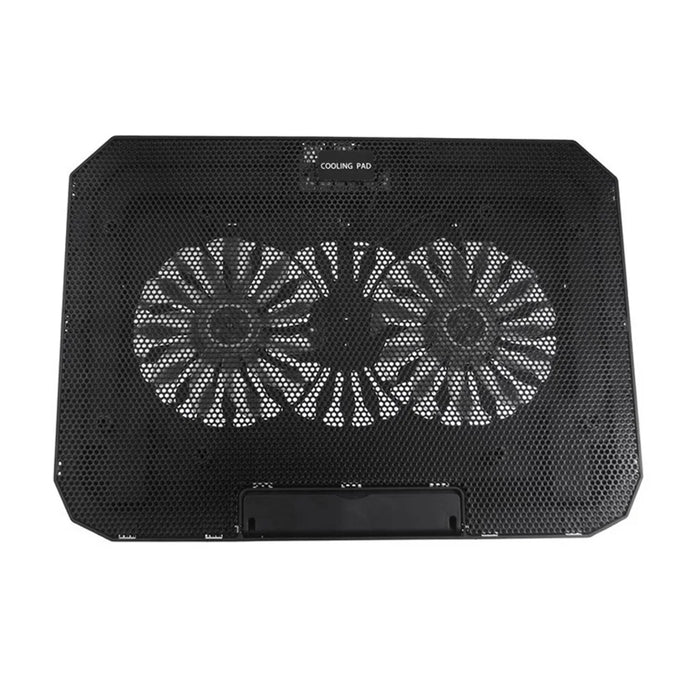 N99 Laptop Cooling Pad with Blue LED Light Notebook Cooler for 14-15.6 inch - Black - 5