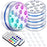 Submersible LED Light 16 RGB Lighting Modes Timer Remote Control Pool Light - 2 Lights with 2 Remotes - 1