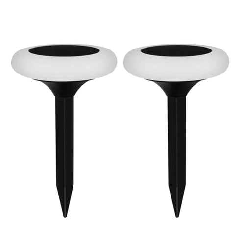 2Pcs/Set For Outdoor Garden LED Solar Light Lamp Decoration Decor Colorful Lighting - 1