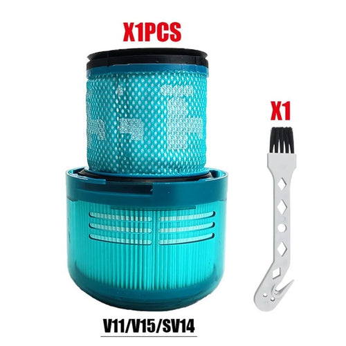 HEPA Washable Filter Spare Replacement for Dyson V15 / V11 / SV14 / SV16 Vacuum Cleaner - Green - 1