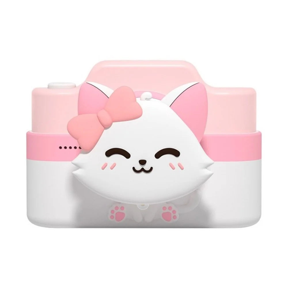 C4 For Children Kids 3 inch Digital Camera Dual Lens Touch Screen Selfie Camera - Cat - 1