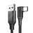 For Oculus Quest 2 Link Type-C Streaming Elbow Cable VR Headset USB Cable - 3m - 1