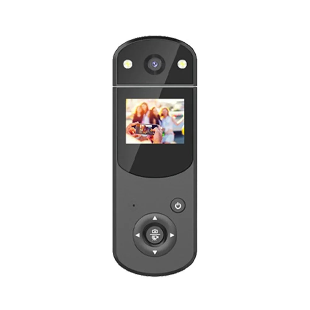 D2 Mini Lightness Sports DV Digital Selfie Camcorder Driving Recorder - Black - 1