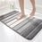 Doormat Bathroom Rug Striped Non Slip Absorbent Floor Mat for Entrance Kitchen Bathroom - Grey / 40x60cm - 1
