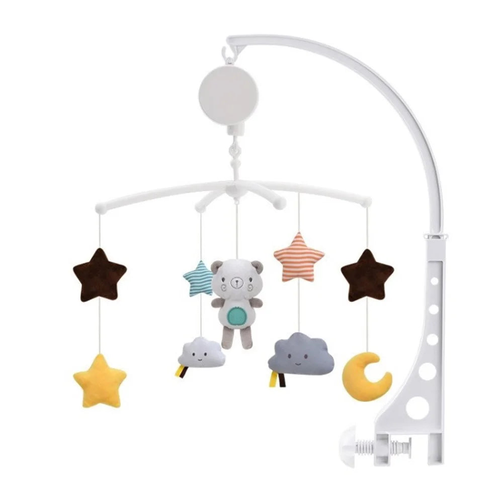 For Newborn Baby Crib Infant Hanging Rotating Bell Toy Decoration - Bear - 1