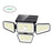 270 Leds Solar Wall Light Motion Sensor Outdoor Security Lamp for Patio Garden Pathway - 1