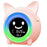 Kids Alarm Clock Thermometer Children Clock with Night Lamp Nap Timer - Pink - 1