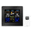Multi-function Weather Forecast Alarm Hygrometer Calendar Electronic Clock - Black - 1