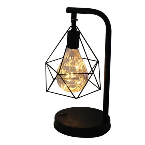 For Coffee Bar Office Bedroom Geometric Light Reading Table Lamp - Yellow Light - 1