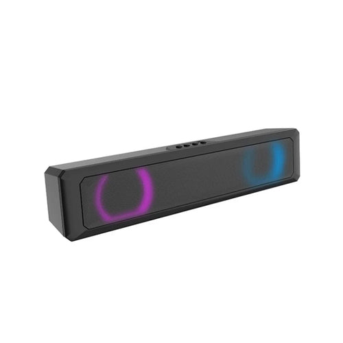 A4 RGB Sound Bar Speaker Wireless Bluetooth-Compatible Audio System with Colorful Lighting Effects - 1