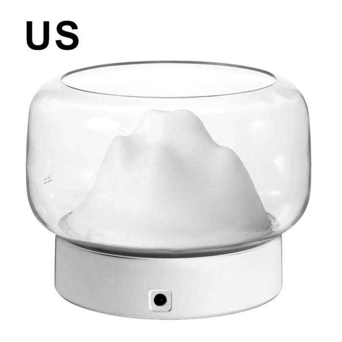 OATSBASF 400ml Essential Oil Diffuser Aromatherapy with Timer Setting Auto Shut-Off Humidifier - White / US Plug - 1