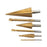 6Pcs/Set Step Drill Bit and Countersink Drill Bit for Metal/Wood Multiple Hole Sizes - 6Pcs Drill - 1