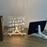 Adjustable Note Memo White Board with Light Up Stand Desktop - 15x15cm - 1