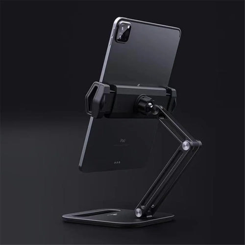 SDL-P47 Tablet Stand Height Adjustable 2 in 1 Desktop Phone Holder for 4 - 13 inch Smartphones Tablets - Black - 1