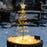 For Xmas Decor Solar LED Light String Christmas Tree Star Light Lawn Garden Decoration - Yellow Light - 1