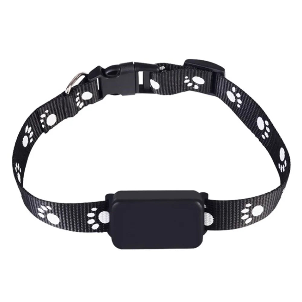 For Pet Dog Cat Old Man Child Real-time GPS Tracker Activity Monitor APP View Tracking Collar - Black - 1