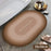 Quick Dry Bath Mat Soft Comfortable Diatom Mud Bathroom Floor Carpet Non-Slip Bath Rug - Coffee / 30x50cm - 1