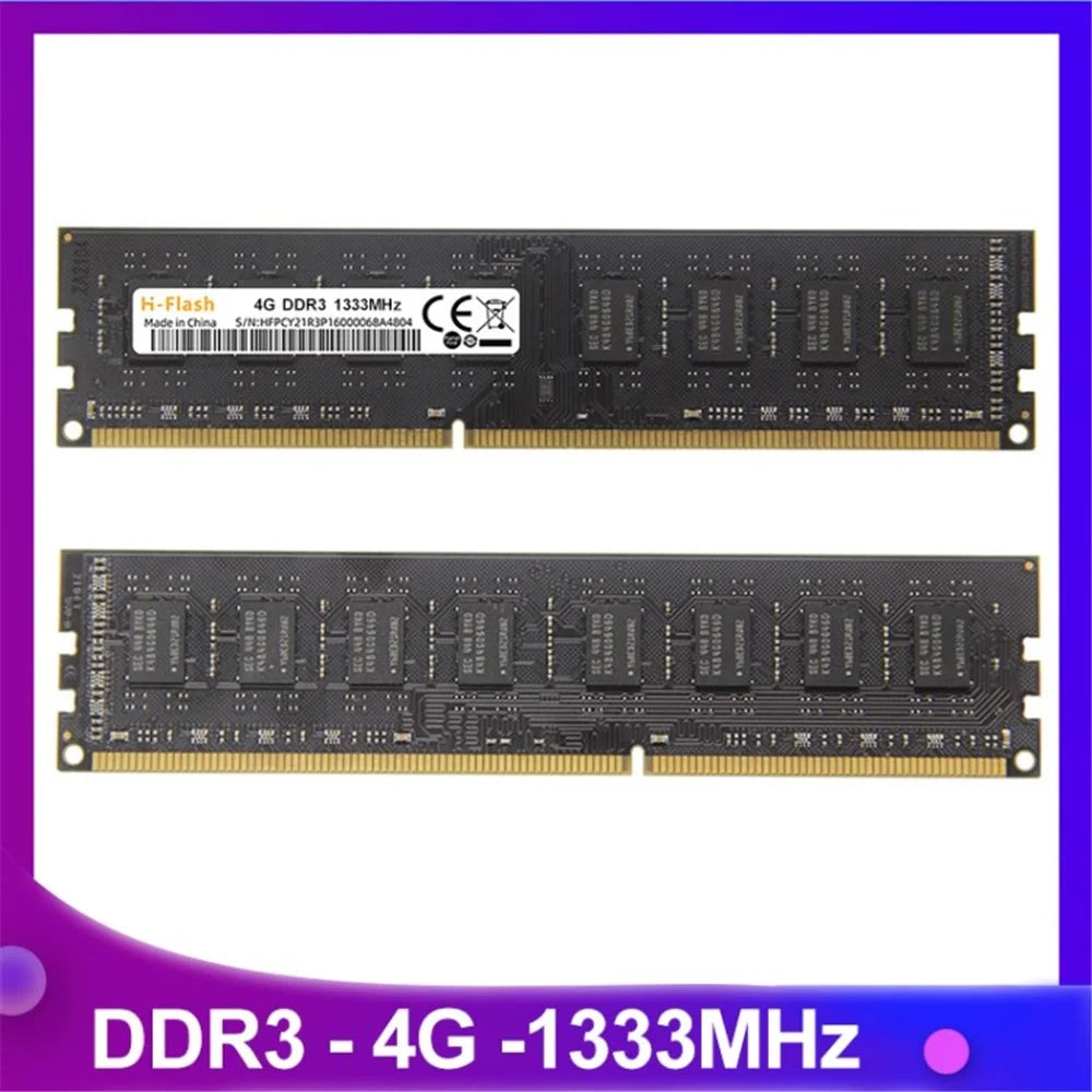 DDR3 1333MHz 1600MHz 2GB 4GB 8GB 1.5V 240 Pin PC Computer Memory Module Ram - 4GB DDR3 1333 PC - 1