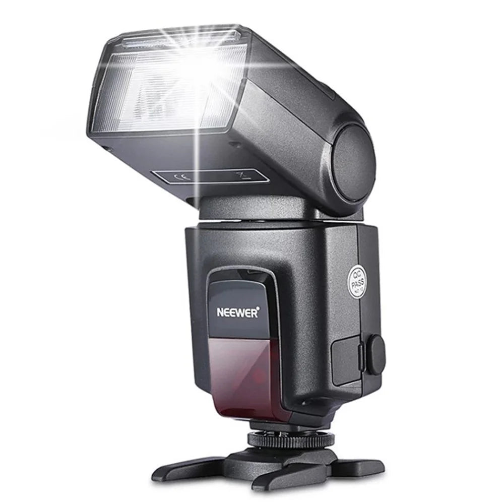 NEEWER TT560 Flash Speedlite for Canon Nikon Panasonic Olympus Pentax DSLR Cameras - Black - 1