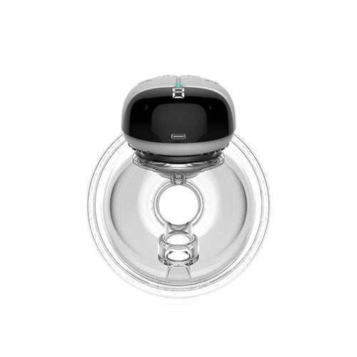QY-103 Wearable Breast Pump Electric Hands Free 9 Speed Modes Massage Breast Feeding Machine (No Certification, BPA-Free) - White - 1