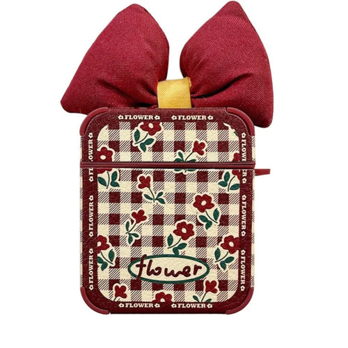 For Apple AirPods Pro/1/2/3/with Charging Case (2016)/with Wireless Charging Case (2019)/with Charging Case (2019) Earphone Box Case Red Flower Earphone Earbuds Cover - For AirPods 1/2 - 1