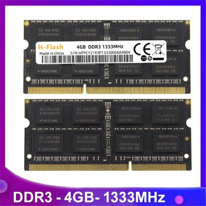 DDR3 1333MHz / 1600MHz 4GB 8GB High Performance Laptop Notebook Computer Memory Ram Module - DDR3 4G 1333 - 1