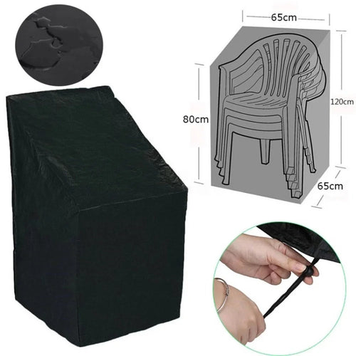 120x65x80cm 210D Oxford Cloth Waterproof Garden Patio Furniture Cover Chair Seat Cover - 1