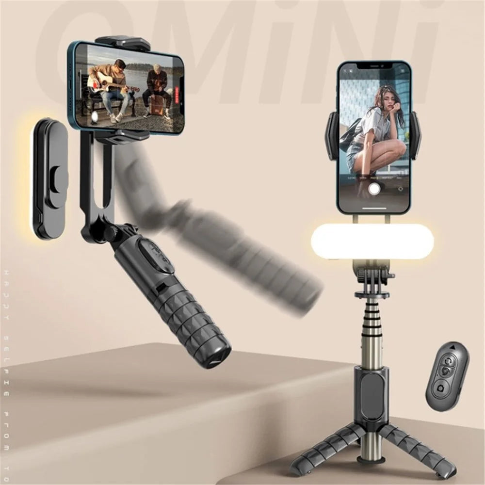 CYKE Q09 Phone Stabilizer 3-Axis BT Handheld Gimbal Anti-Shake For Live Streaming / Photography - 1