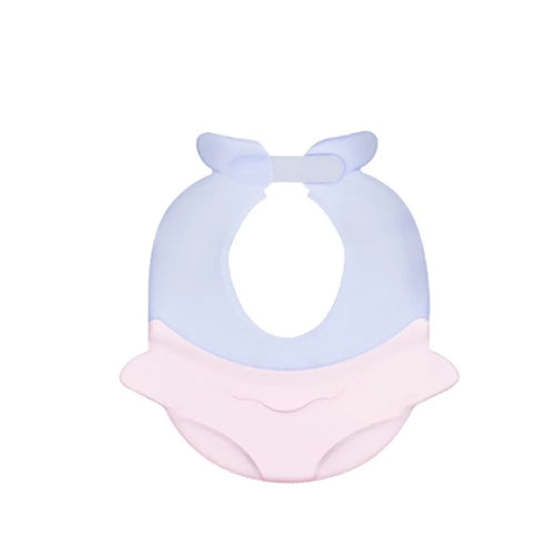 Creative Baby Kids Bathing Cap Shampoo Shower Protect Hat with Cute Cartoon Shape - Whale/Pink - 1