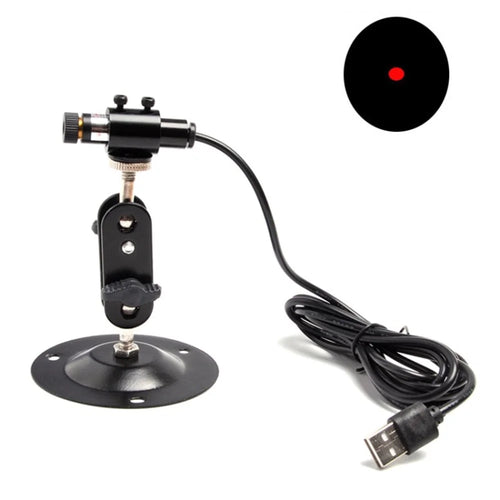 Garment Clothing Tools Laser Positioning Light Measurement Lamp - Black / USB Plug / Red Dot 100wm - 1