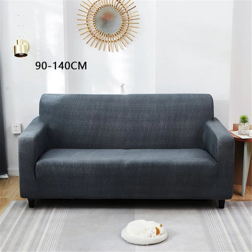 Sofa Cover Anti-stains Durable Elastic Couch Cover Long Chair Protector - Blue/1-seat/90-140cm - 1