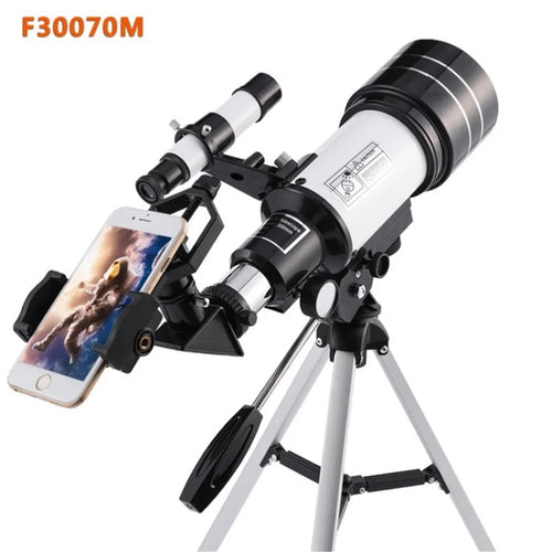F30070M Star Sky Space Telescope Phone Photography Outdoor Astronomical Telescope for Kids Beginners - 1