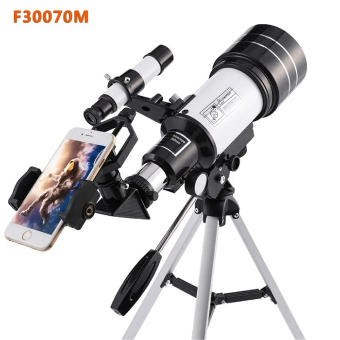 F30070M Star Sky Space Telescope Phone Photography Outdoor Astronomical Telescope for Kids Beginners - 1